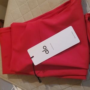 Red Alo yoga 7/8 leggings